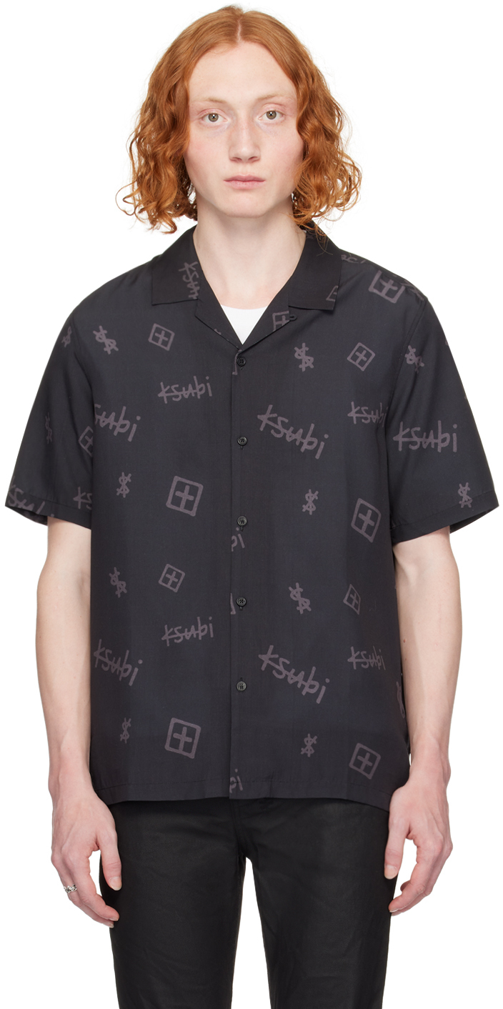Black Kash Box Resort Shirt