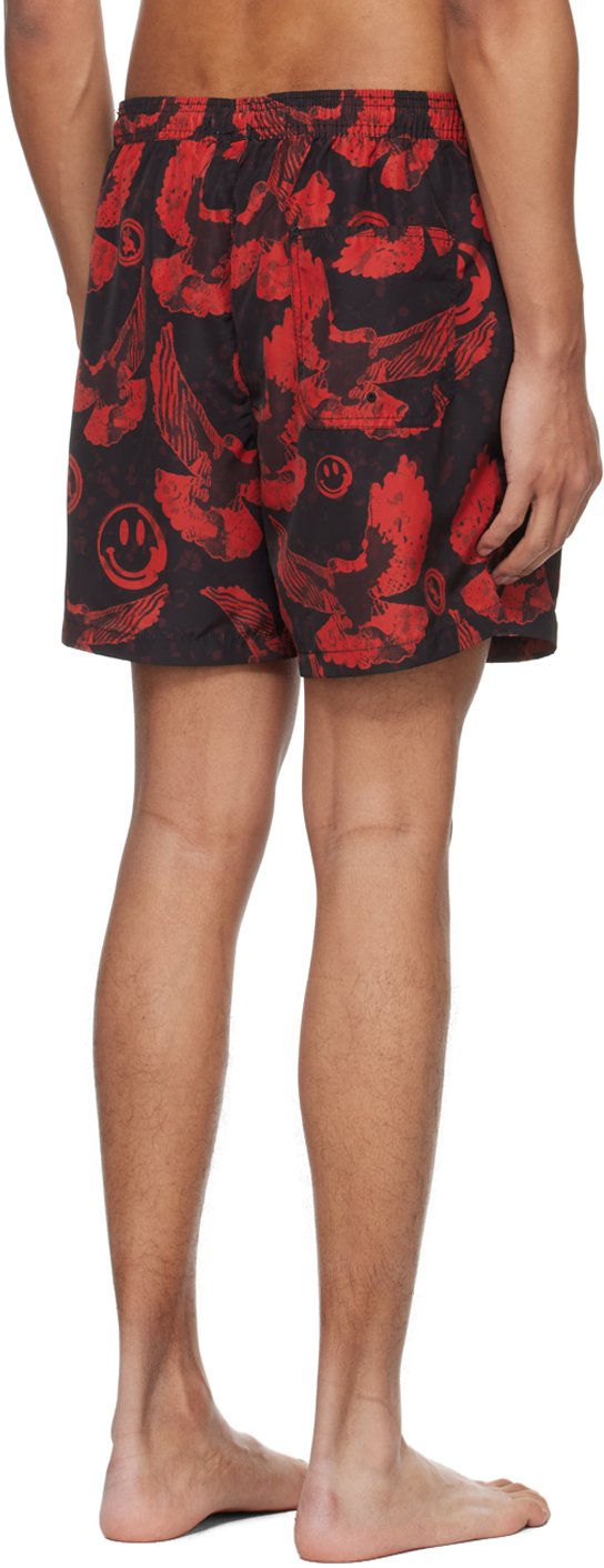 Ksubi Black Flight Shorts In Assorted