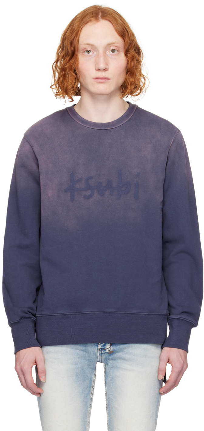 Ksubi Purple Heritage Kash Sweatshirt In Blue