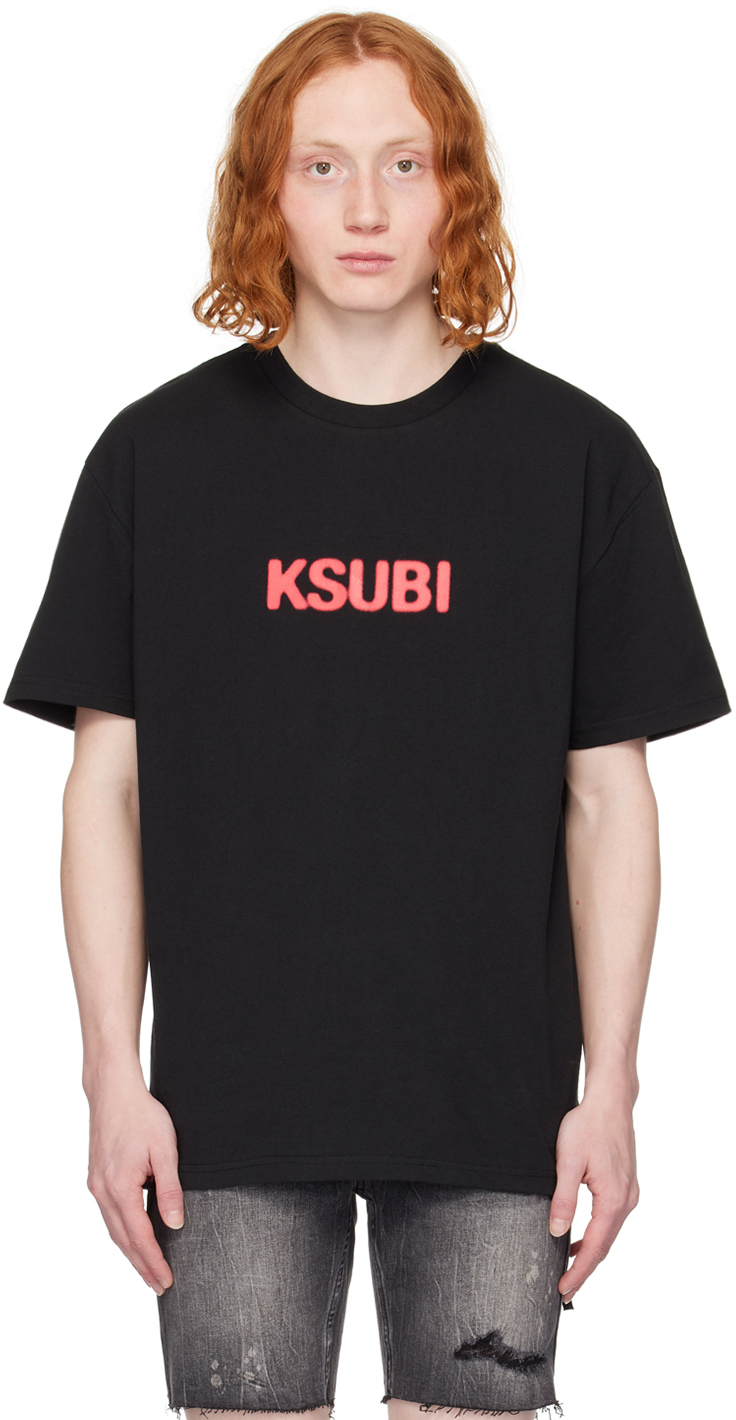 Shop Ksubi Black Conspiracy Biggie T-shirt