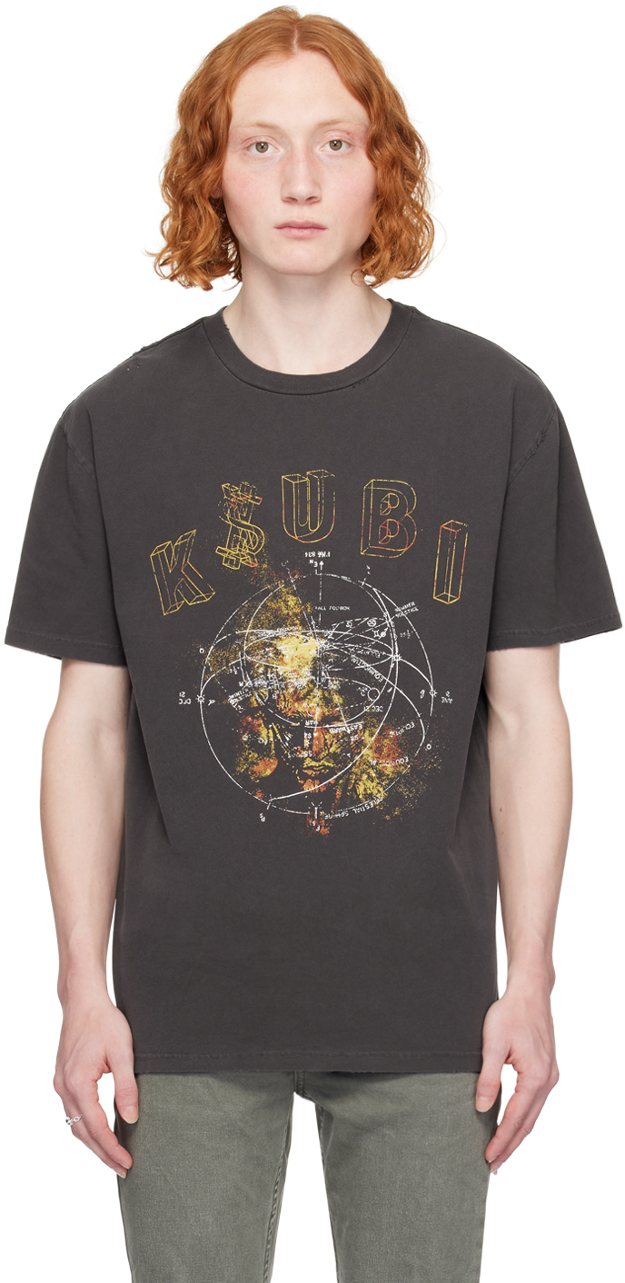 Shop Ksubi Black Diagrams Biggie T-shirt