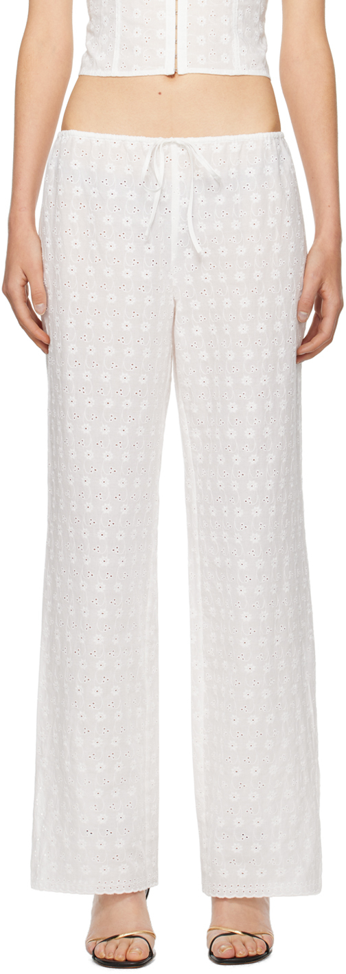 White Daisy Trousers