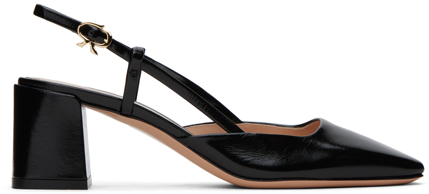 Black Freeda Sling 55 Heels