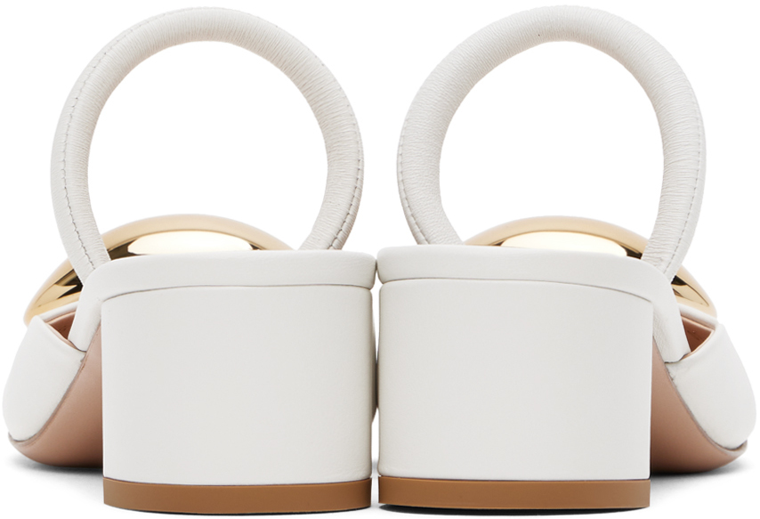 Gianvito Rossi Sphera 45 Heels In White