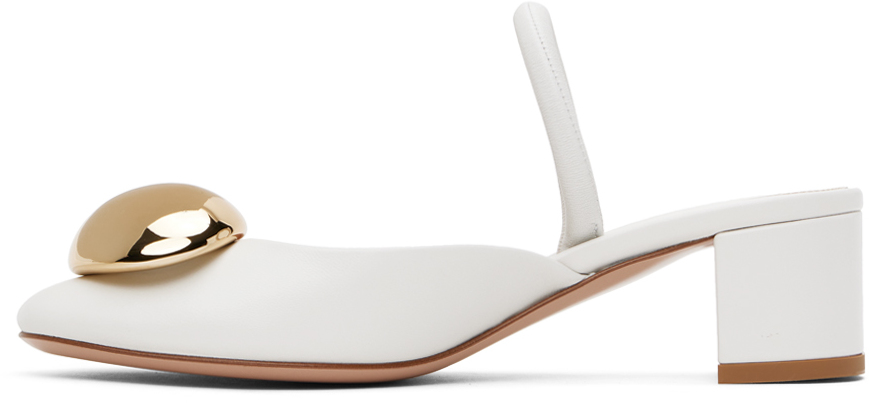 Gianvito Rossi Sphera 45 Heels In White