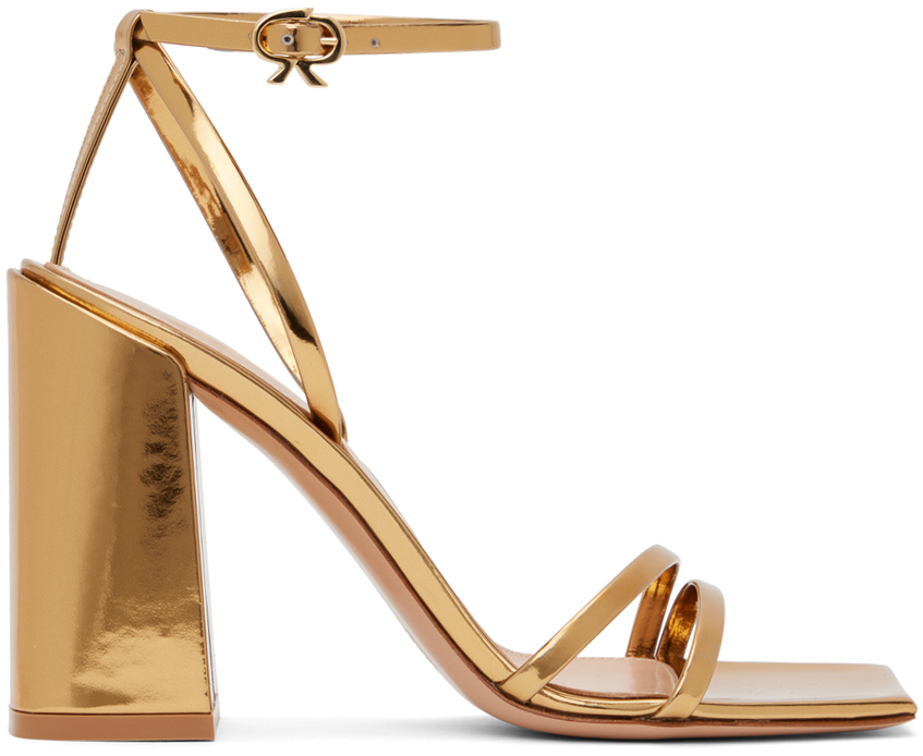 Rhinestone Gold Metallic Platform Heels | mygoodyshop.com | Heels, Platform  heels, Metallic platform