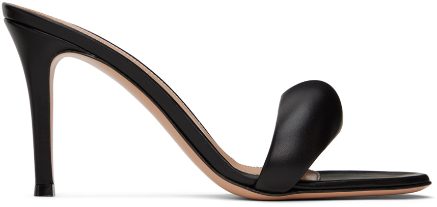 【関税込み】Gianvito Rossi ブラック Bijouz 85 ヒールサンダル Gianvito Rossiのブラック Bijouz 85 ヒールサンダルがセール中