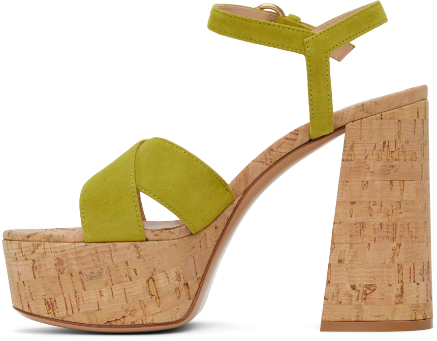 Gianvito Rossi Cross-strap Heels In Nude