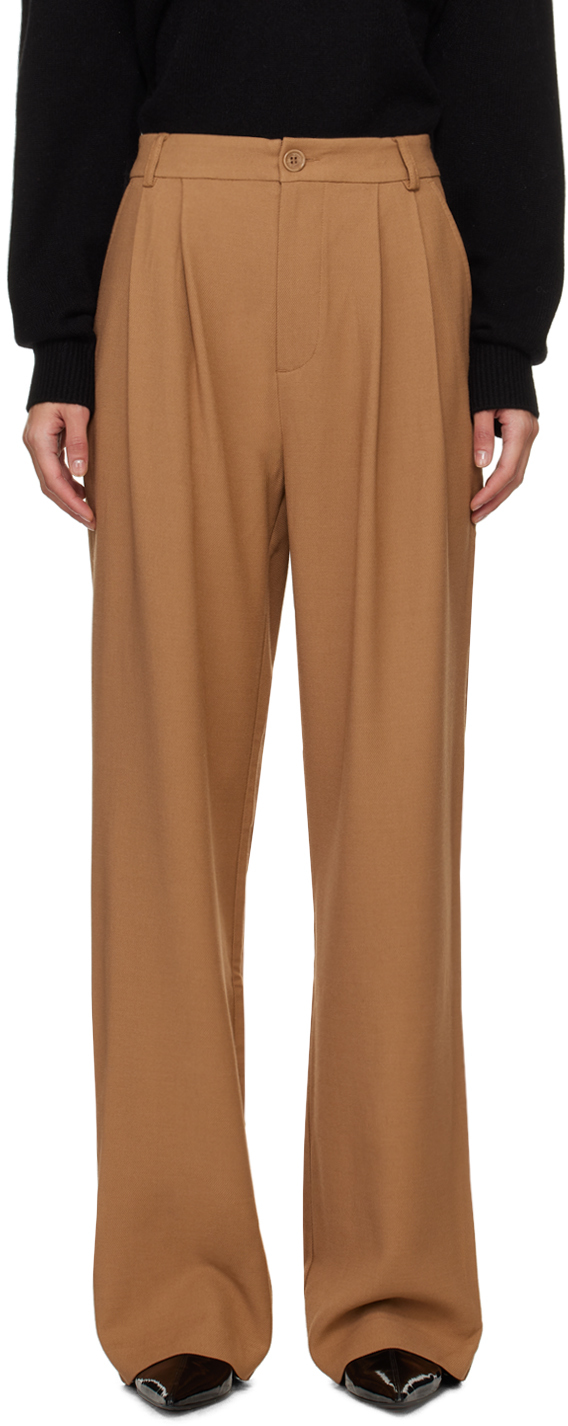 Tan Carrie Trousers