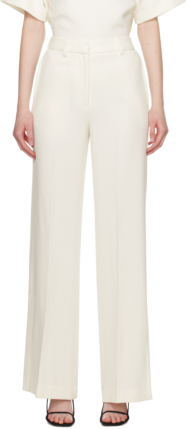 ANINE BING: Off-White Lyra Trousers