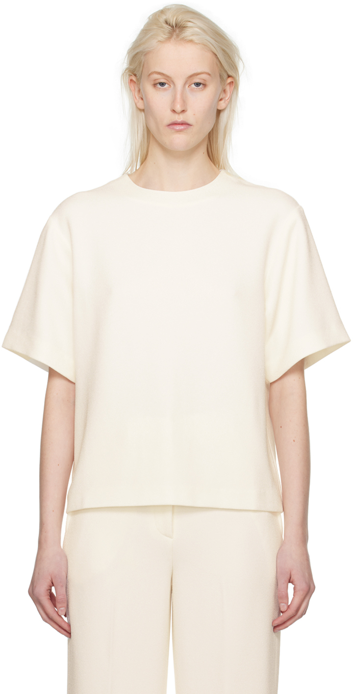 Anine Bing Off-white Maddie T-shirt In Ivory