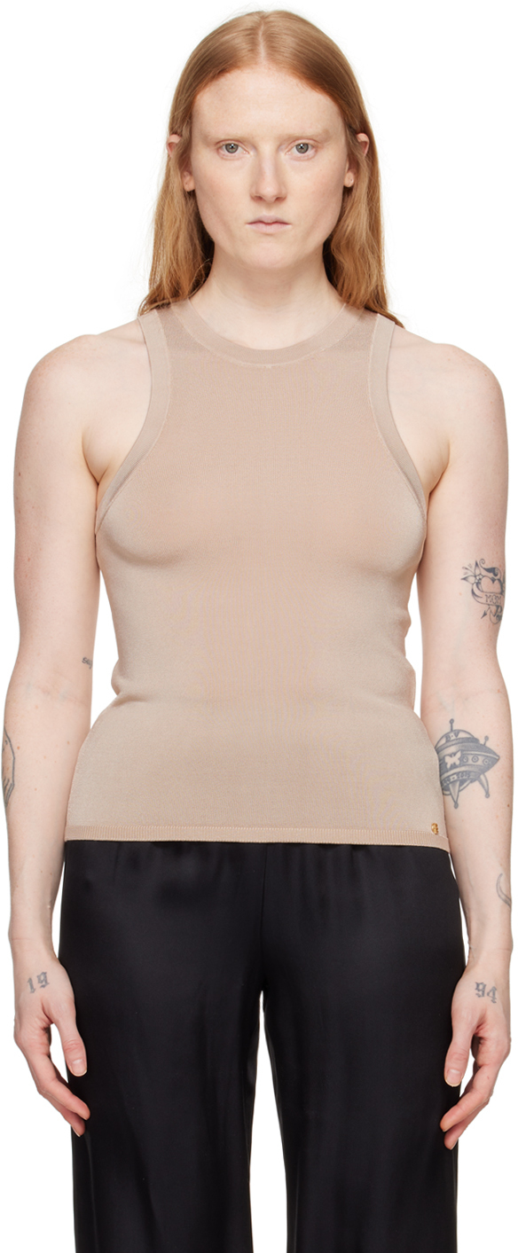 Taupe Noel Tank Top