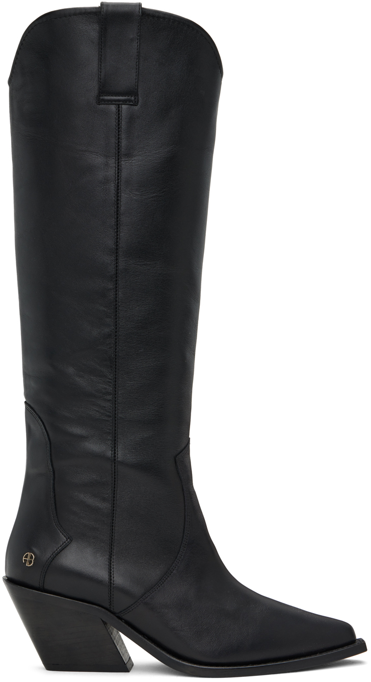 Black Tall Tania Boots