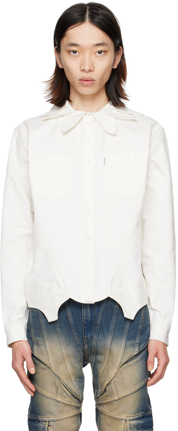 White Corset Shirt