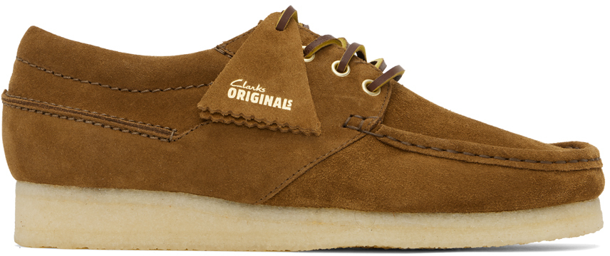 Brown Wallabee Boat Shoes
