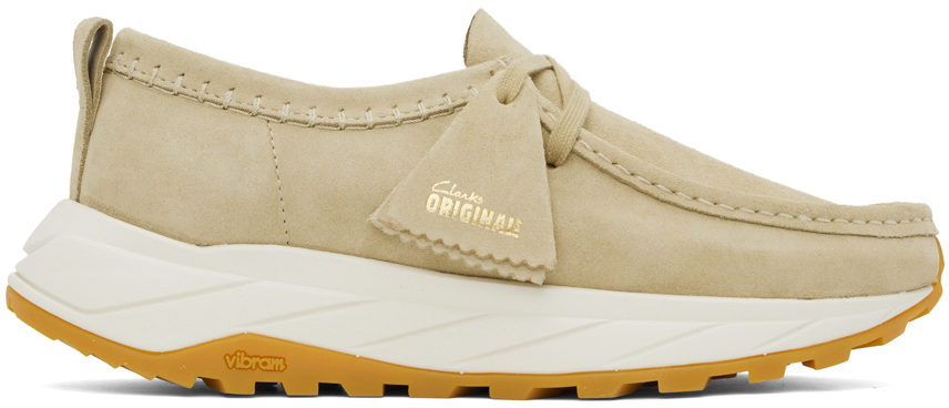 Clarks Originals: Beige Walla Eden Lo Derbys | SSENSE Canada