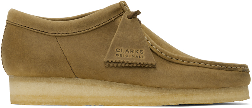 Clarks Originals Wallabee Maple Suede In Brown Leather