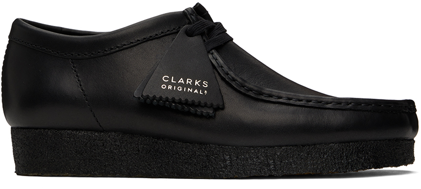 Clarks Originals New Wallabee Black Leather