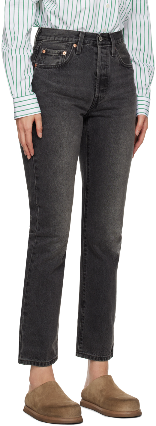 Levi's 501 Cropped Straight-leg Jeans In Take A Hint