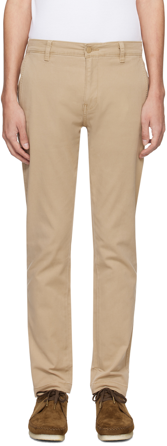 Levi's Beige Xx Trousers In True Chino Shady Gd