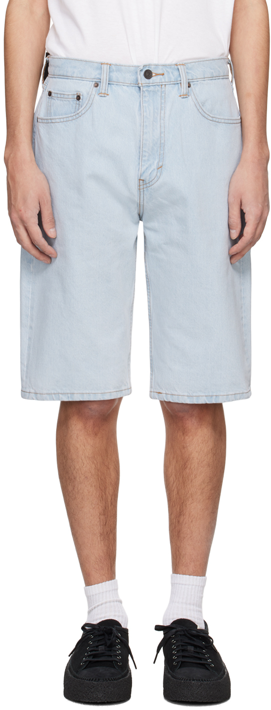 Blue Skateboarding Shorts by Levi's on Sale