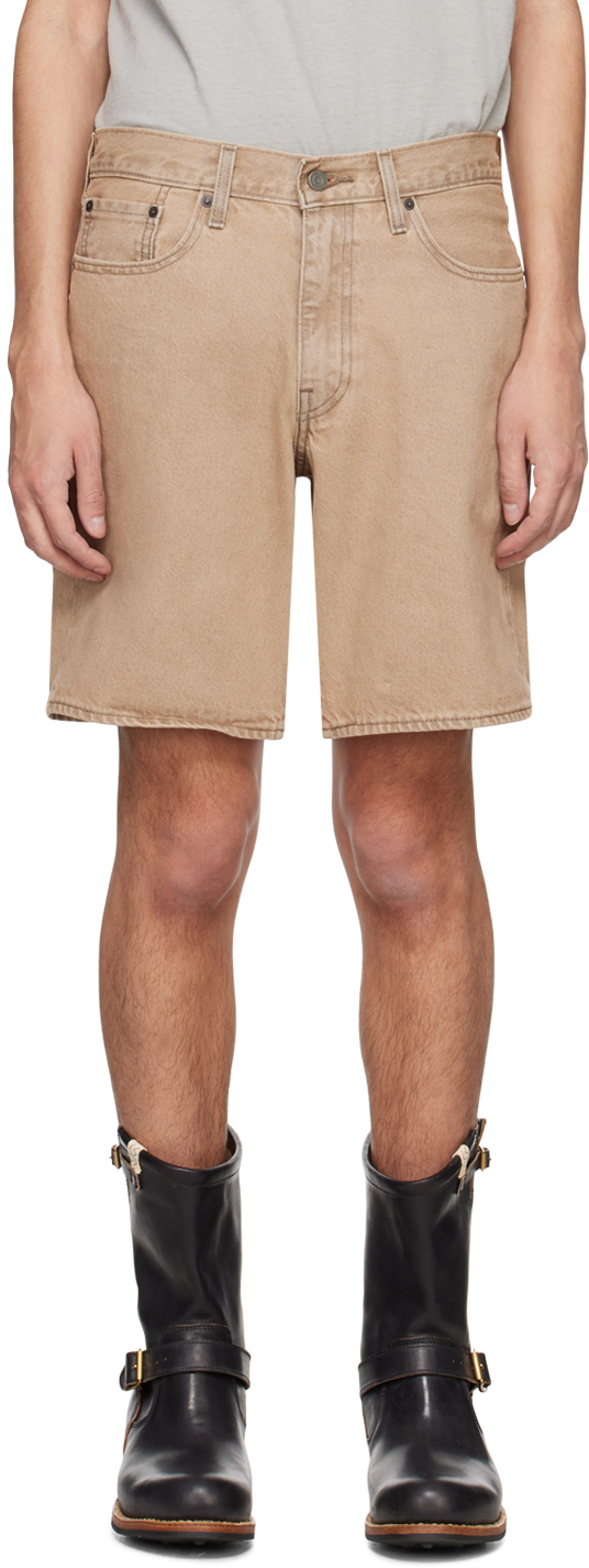 Levi's Beige 468 Stay Loose Shorts In Brownstone Od Short