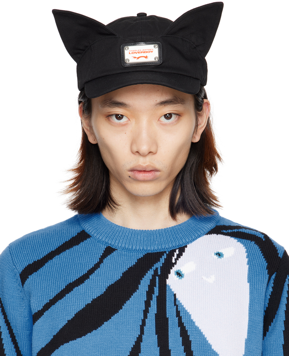 Charles Jeffrey LOVERBOY Ears Alice Band 'Black' – Limited Edt