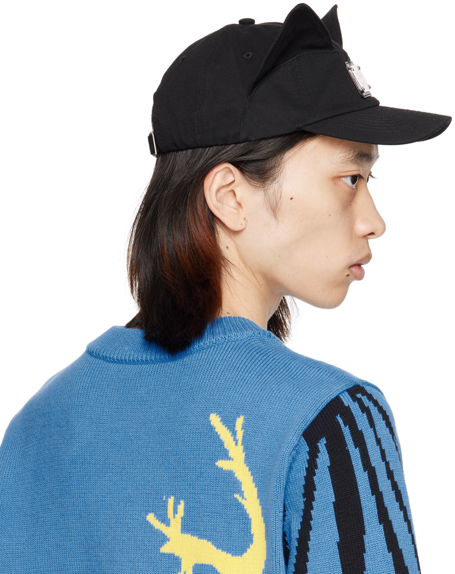Charles Jeffrey LOVERBOY Black Ears Cap | Smart Closet