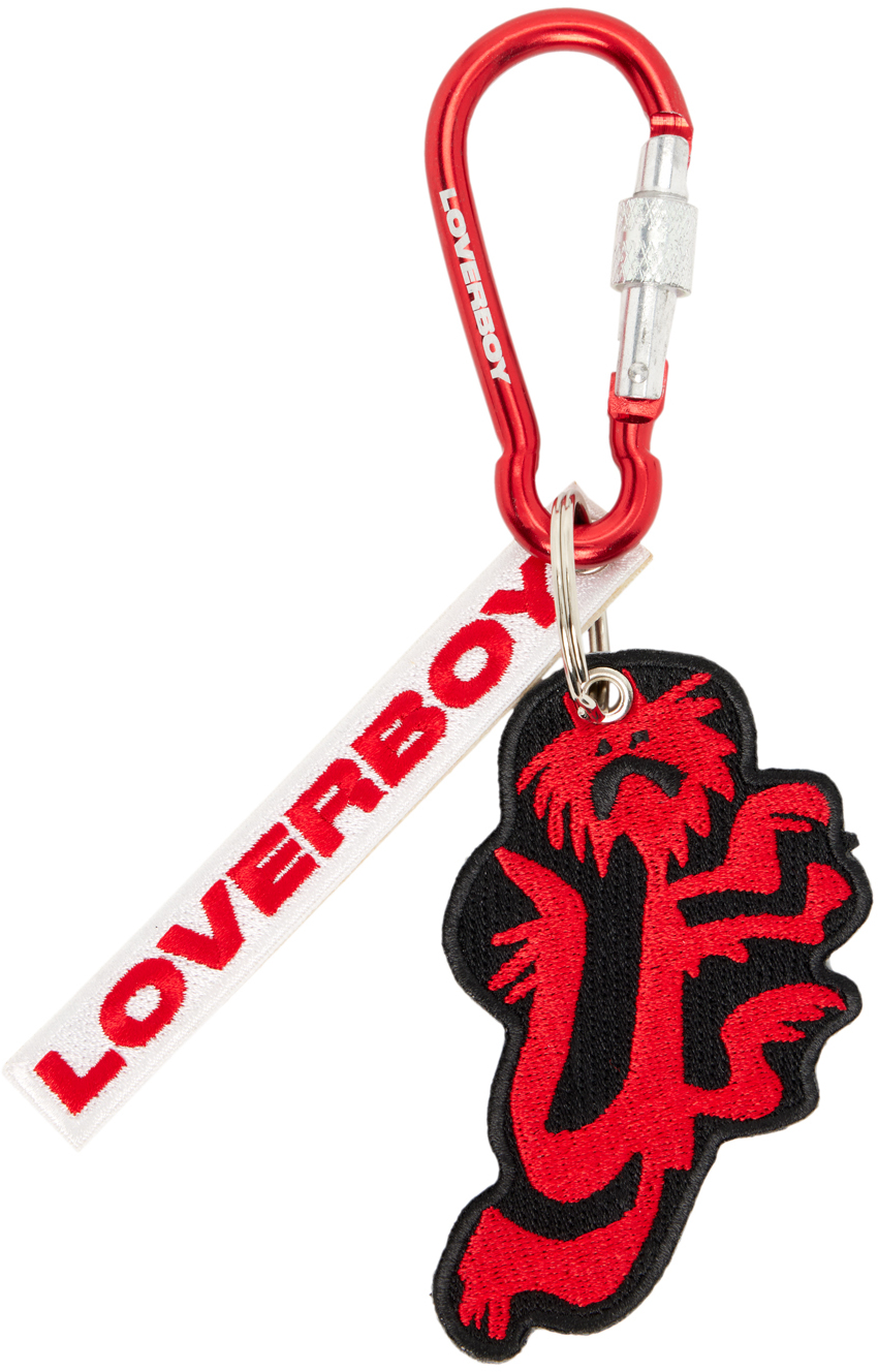 Charles Jeffrey Loverboy Black & Red Character Keychain In Redrgn