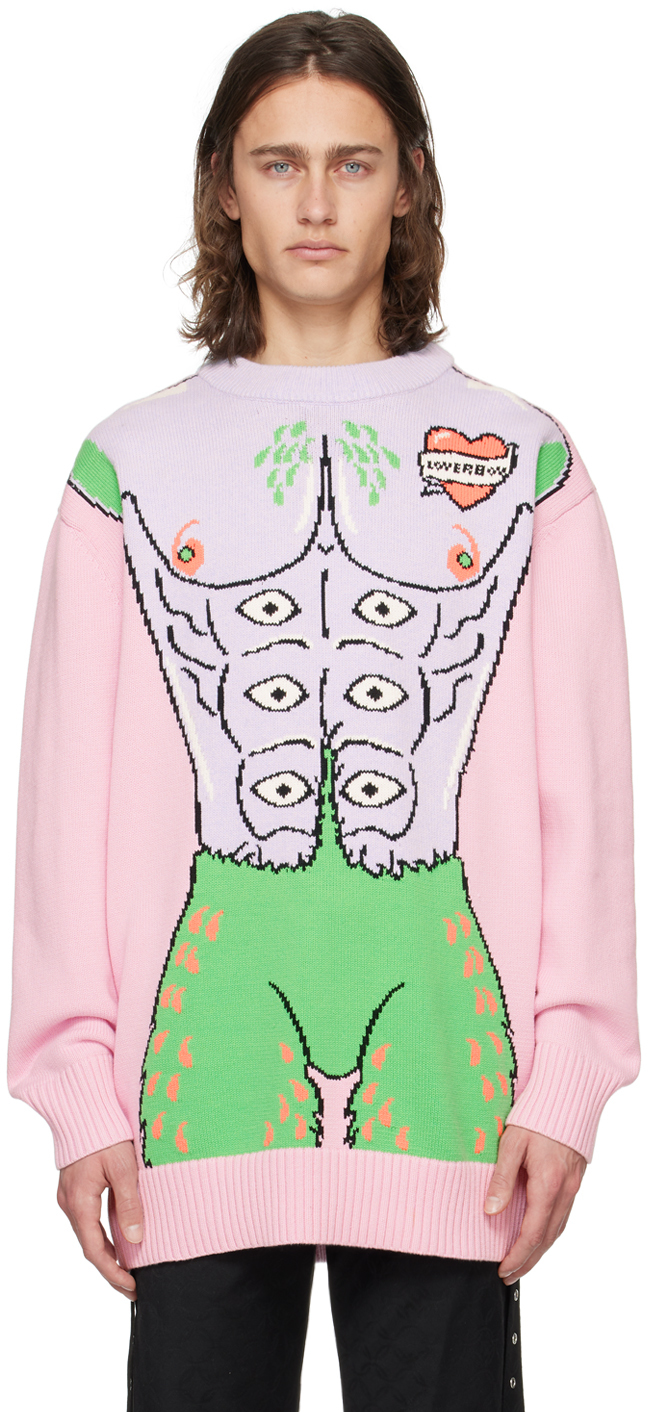 Charles Jeffrey Loverboy Sexy Beasts Jumper In Multicolor