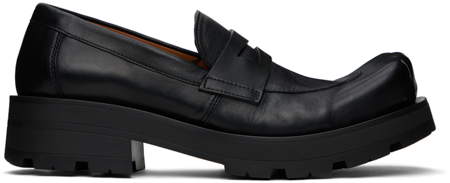 Black Sheathed Moggies Loafers