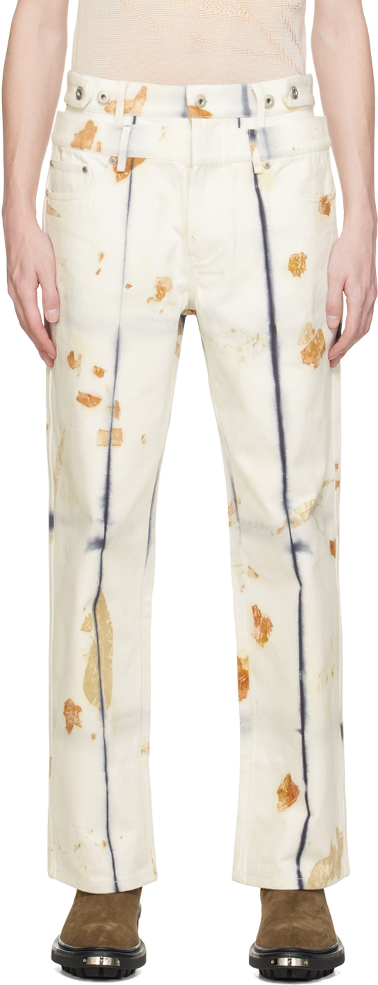 Feng Chen Wang jeans for Men | SSENSE