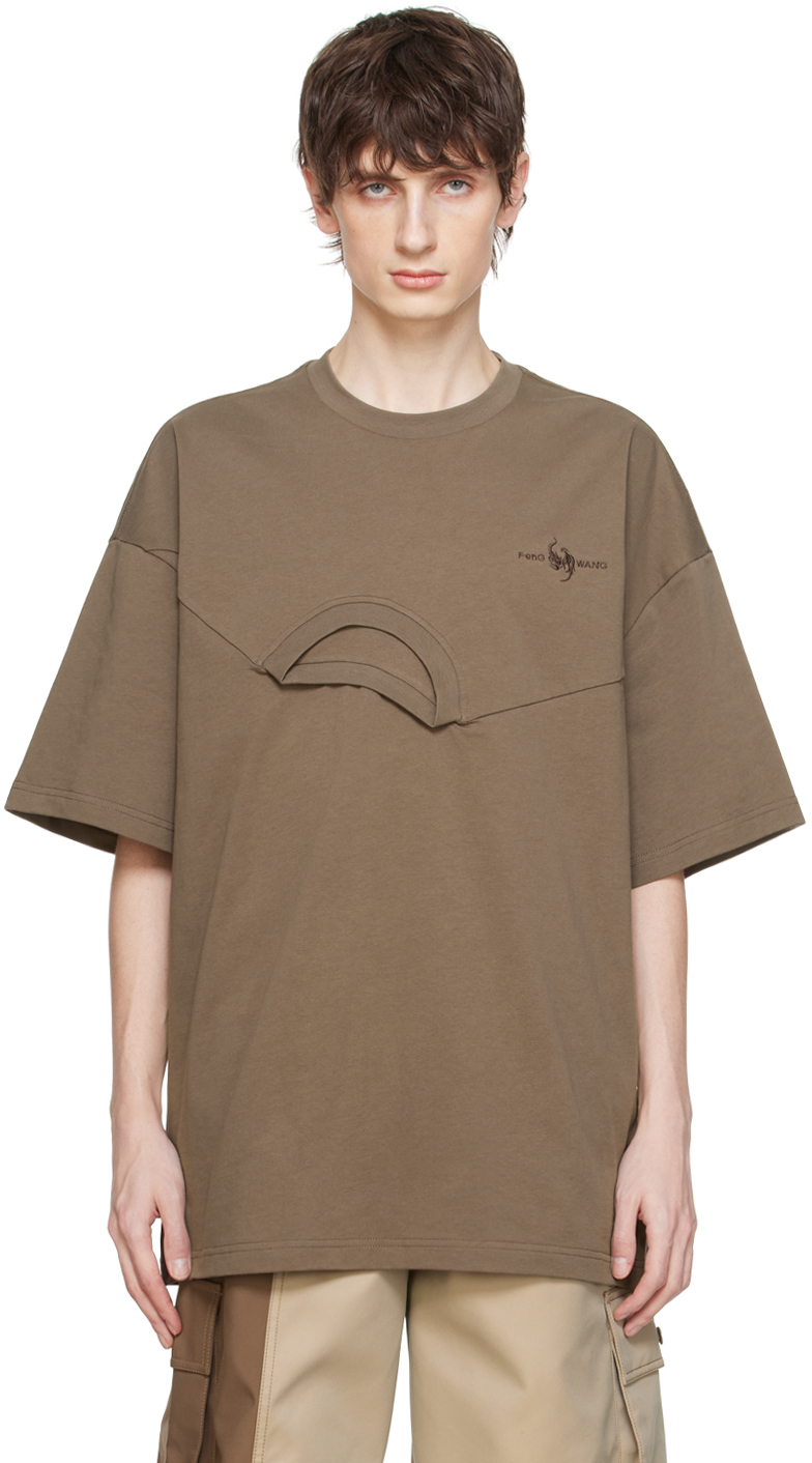 Brown 2-In-1 T-Shirt