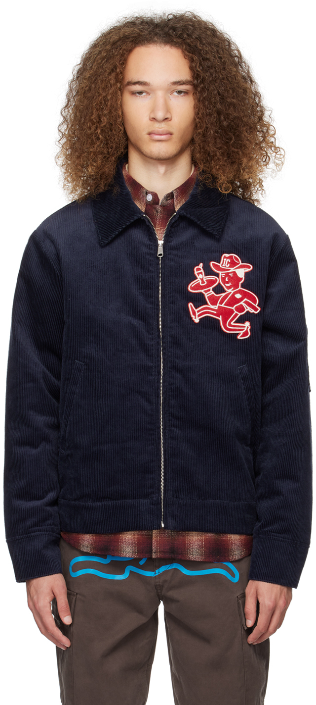 ICECREAM: Navy Patch Jacket | SSENSE