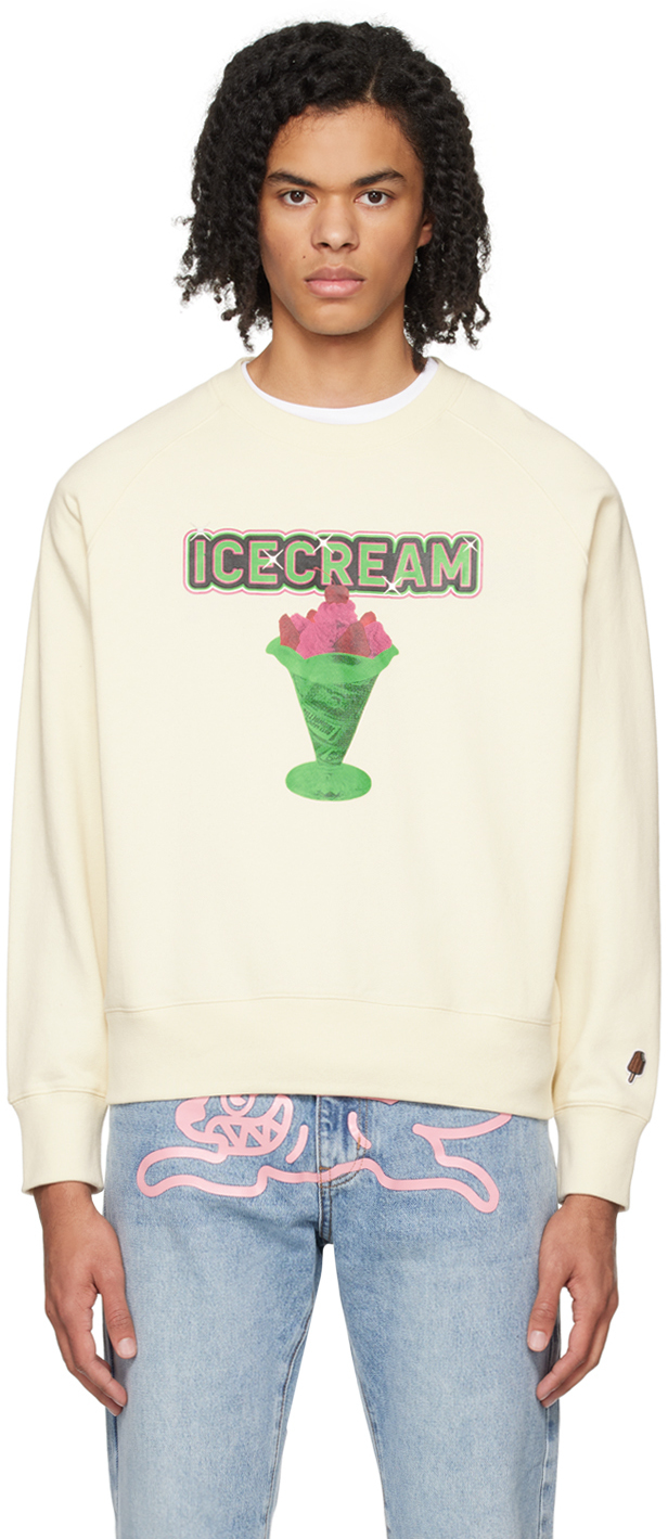 Icecream Off-white Sundae Sweatshirt In Cream