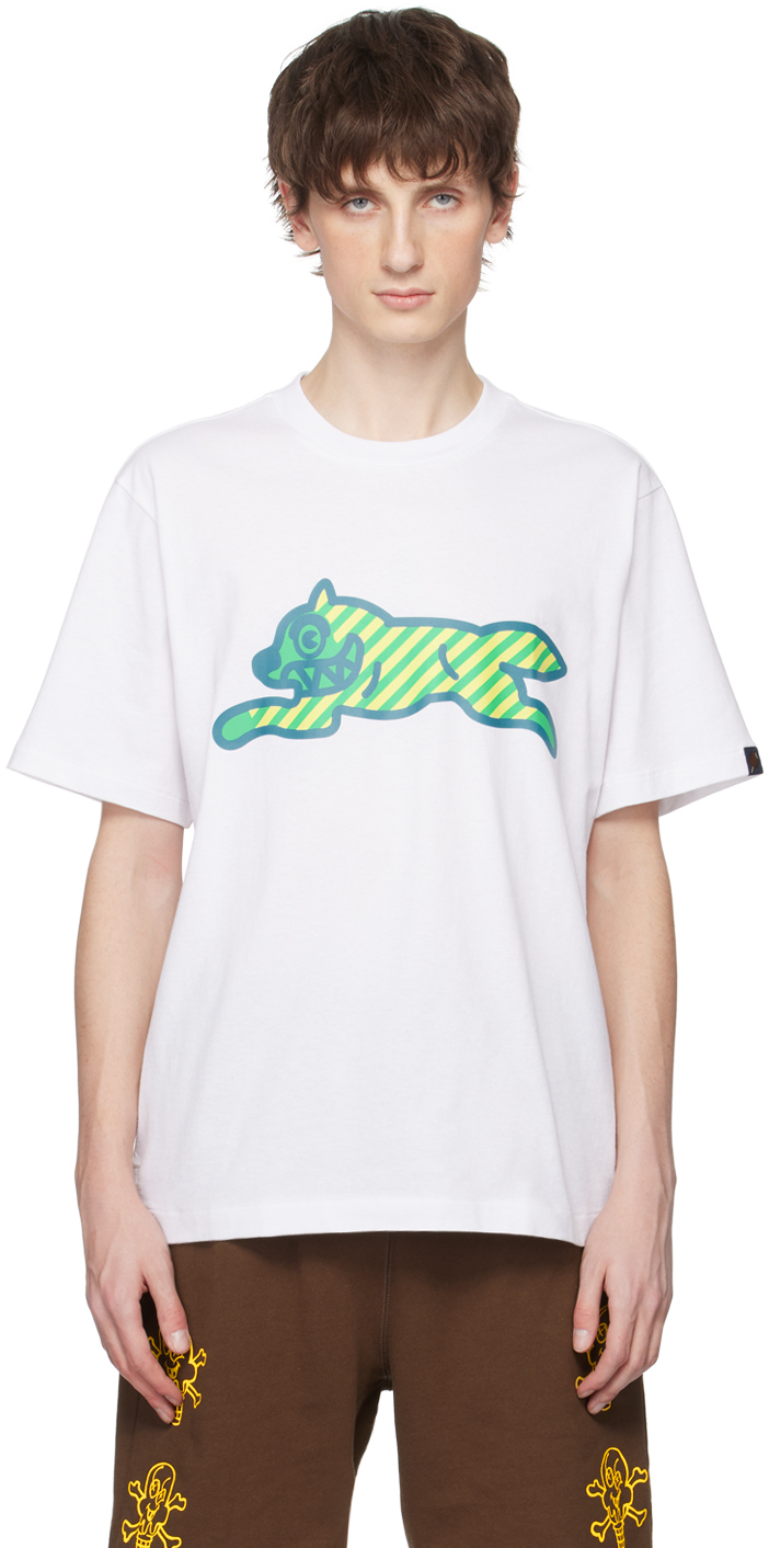 Shop Icecream White Running Dog T-shirt