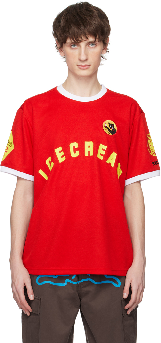 Shop Icecream Red Soccer T-shirt