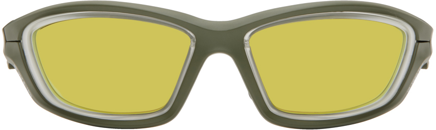 Briko Khaki Boost Sunglasses In Green Mondo