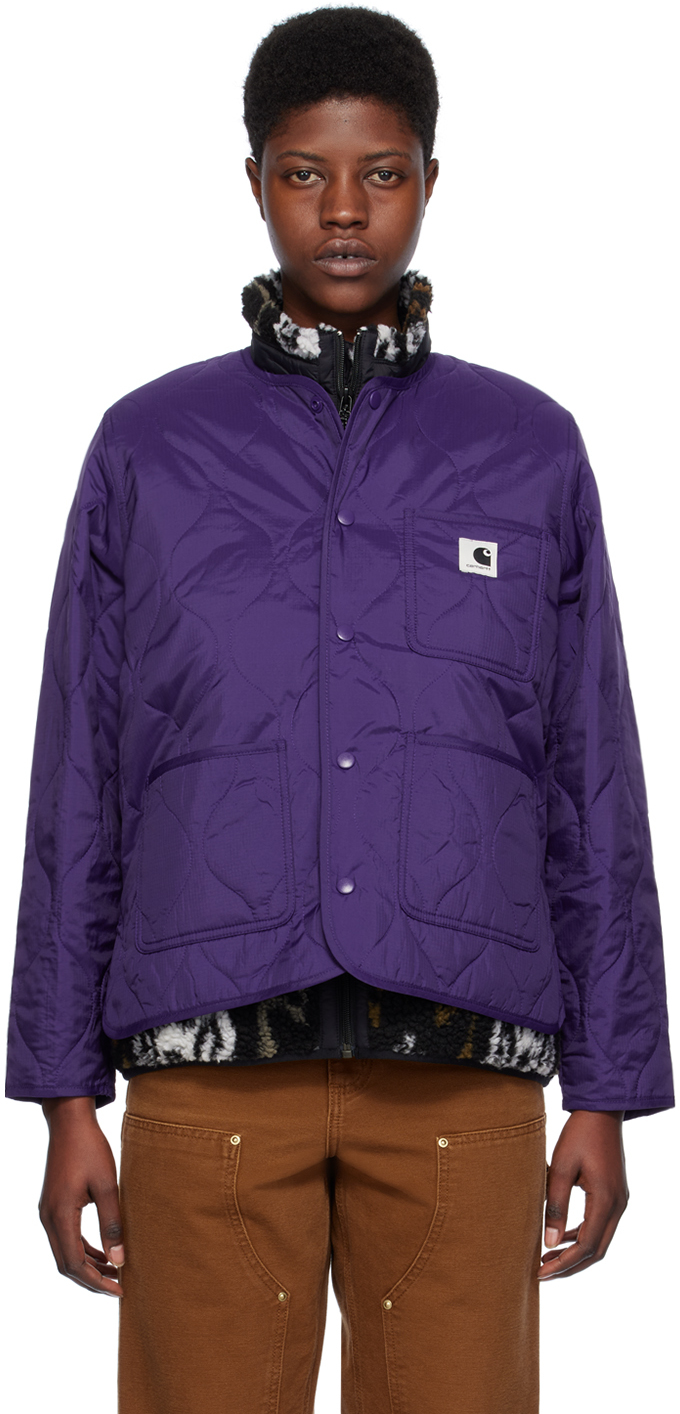 Shop Carhartt Purple Skyler Jacket In Tyrian