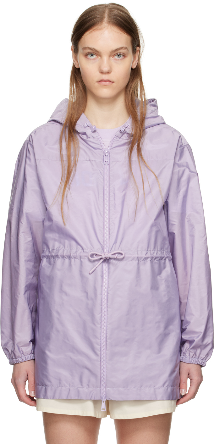 【関税込み】Moncler パープル Filira フードジャケット Moncler: Purple Filira Hooded Jacket | SSENSE