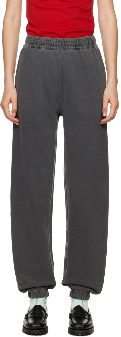 Shop Carhartt Gray Nelson Sweatpants In Charcoal Garment