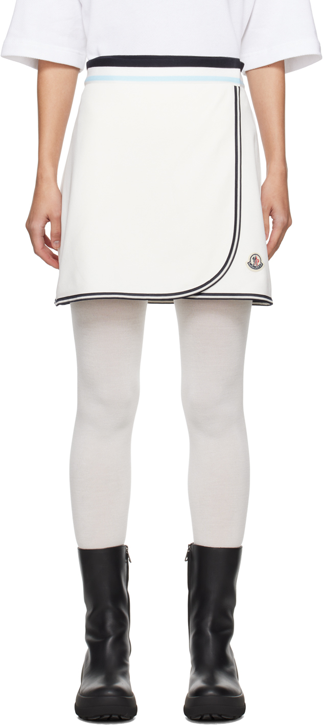 White Wrap Miniskirt
