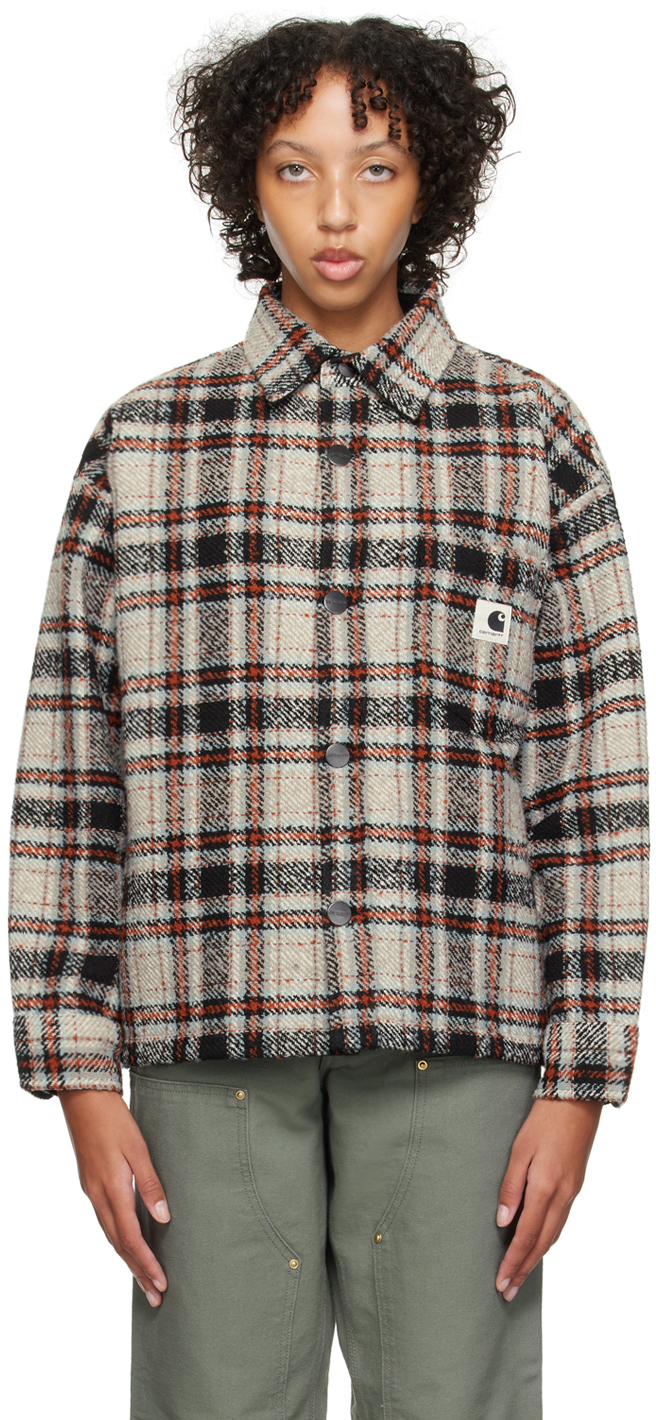 Carhartt Shirt For Women I032277 Stroy Check In Stroy Check, Wax