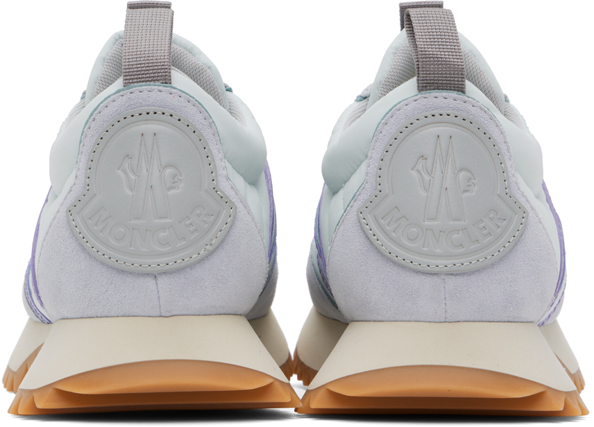 Shop Moncler Blue Pacey Sneakers In 71t Ice Flow
