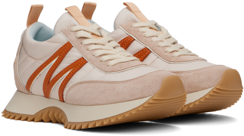 Shop Moncler Pink Pacey Sneakers In 529 Pink