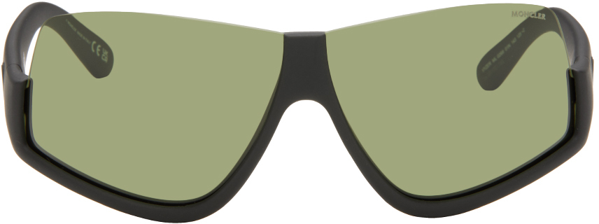 Moncler Black Vyzer Sunglasses