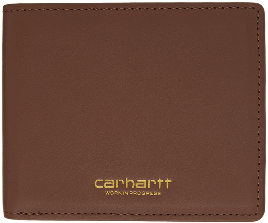 Carhartt Tan Vegas Wallet In 20ixx Cognac / Gold