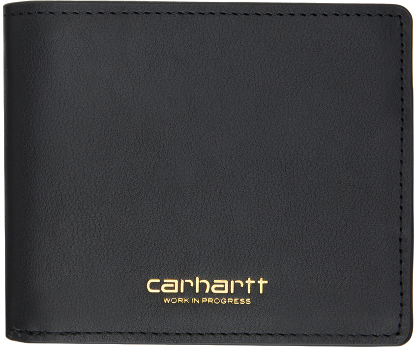 Carhartt Black Vegas Wallet In 00f Black / Gold