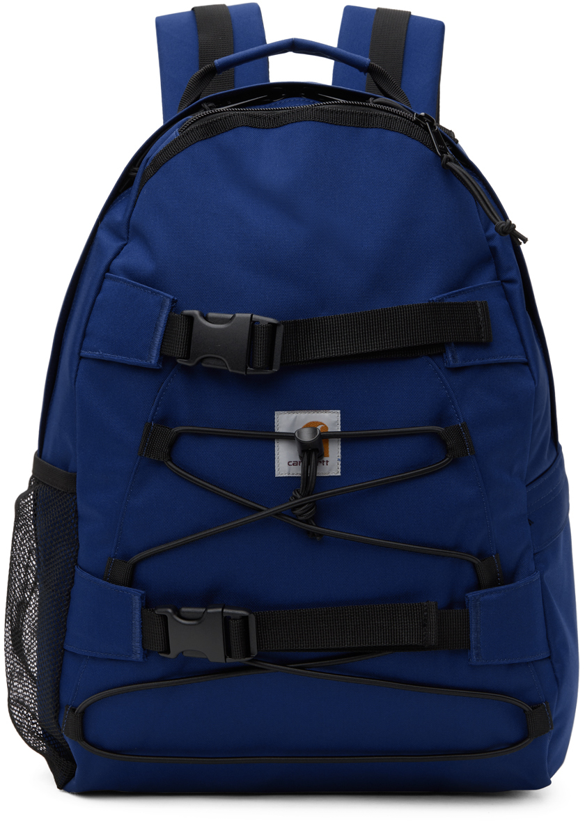 Shop Carhartt Blue Kickflip Backpack In 1zf Elder