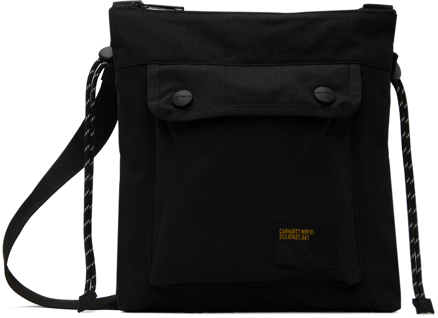 Shop Carhartt Black Haste Strap Bag In 89 Black